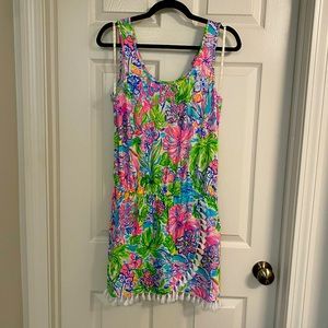 Lilly Pulitzer romper with tassels